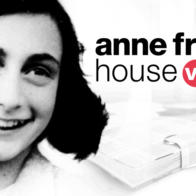 Poster visite de la maison d'Anne Frank en vr
