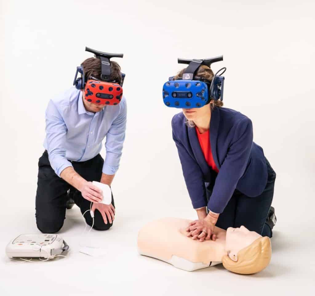 massage cardiaque réalité virtuelle dreamaway