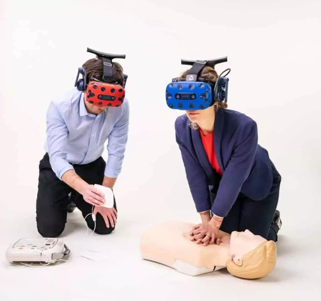 massage cardiaque réalité virtuelle dreamaway